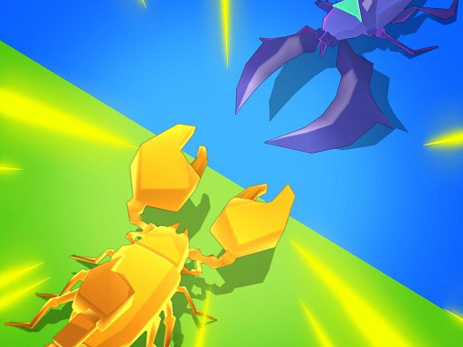 Combat internationale à côté les insectes en bord