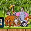 animal puzzle kids games