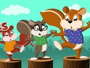 Un marrer après les écureuils